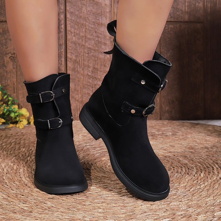 Sandy - Stiefeletten in Wildlederoptik