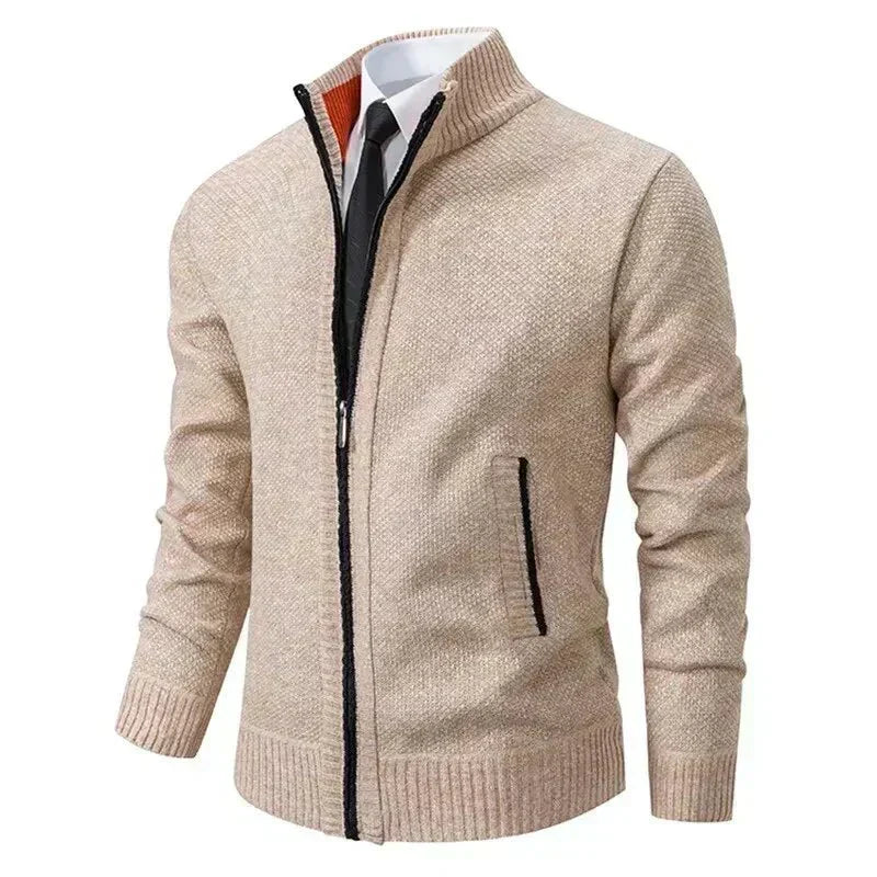 Leon - Strickpullover mit Reißverschluss