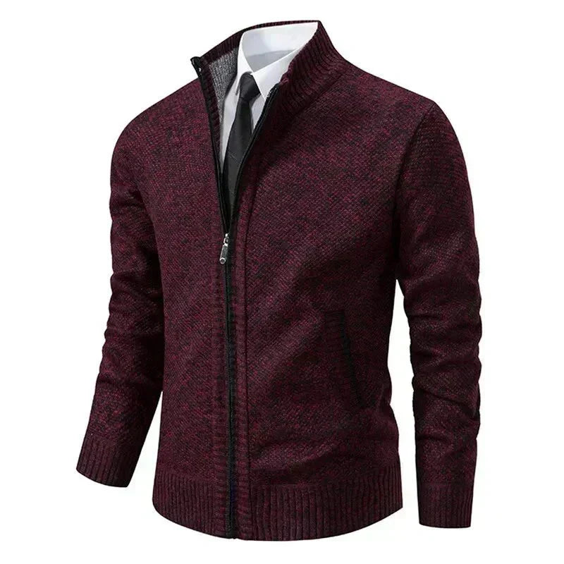 Leon - Strickpullover mit Reißverschluss