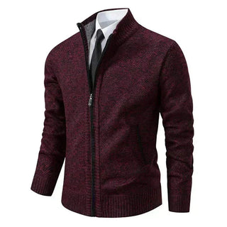 Leon - Strickpullover mit Reißverschluss