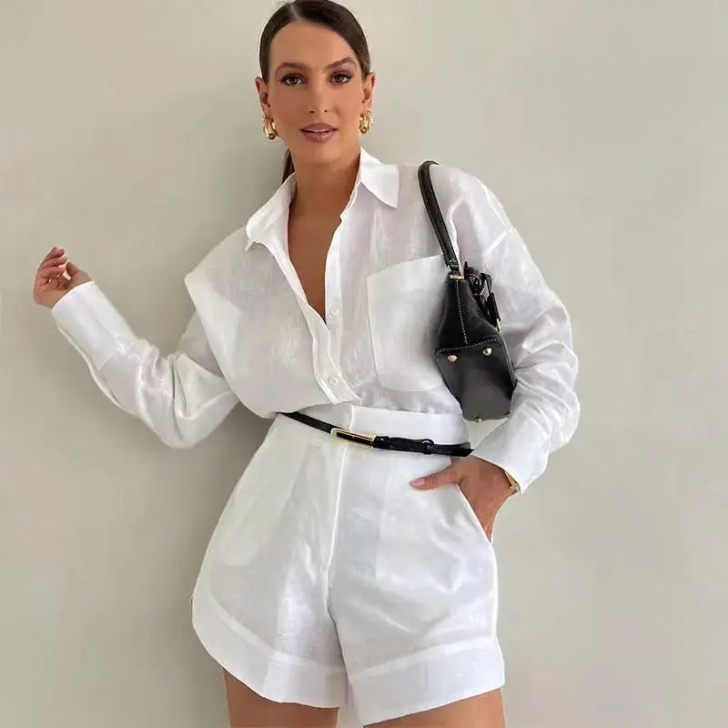 Yvonne - Set mit Hemdbluse