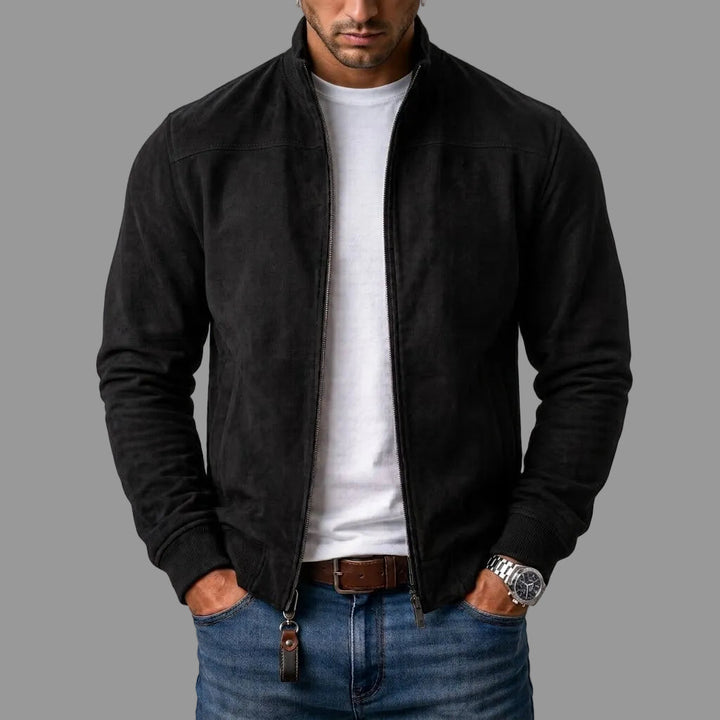 Moritz - Bomberjacke in Wildlederoptik