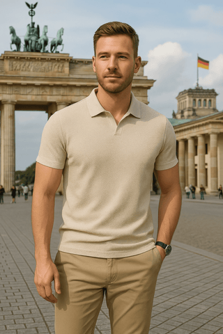 Hauke - Strukturiertes Poloshirt