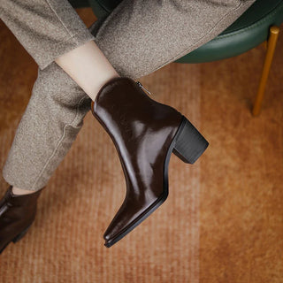 Dana - Spitze Lederstiefeletten