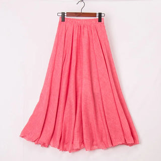 Gabi - Leinen-Maxirock