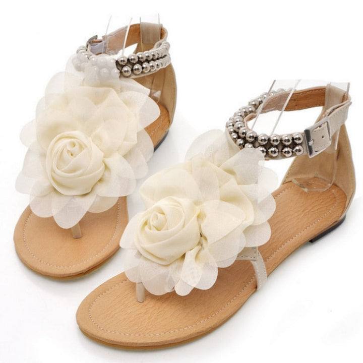Jessica - Sandalen mit Blumen