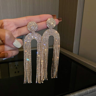 Ute - Strass-Ohrringe