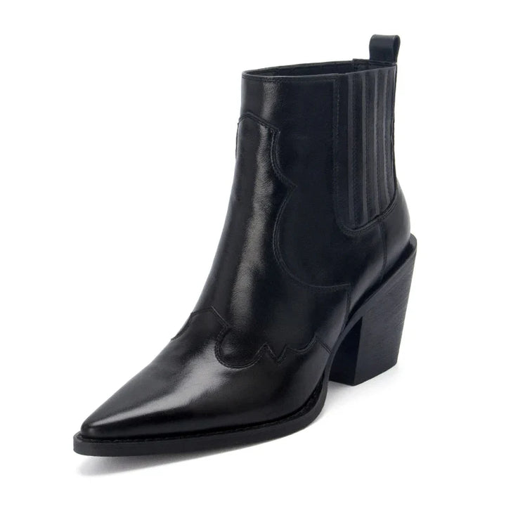 Gabriele - Velours-Stiefeletten