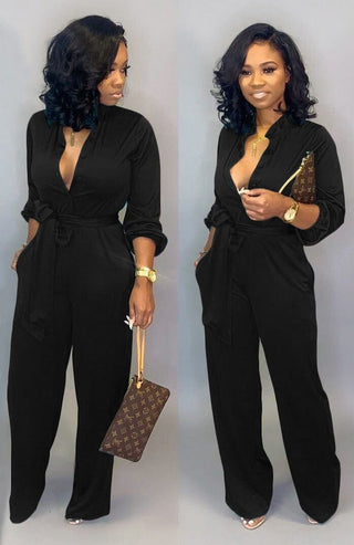 Eva - Jumpsuit mit Gürtel