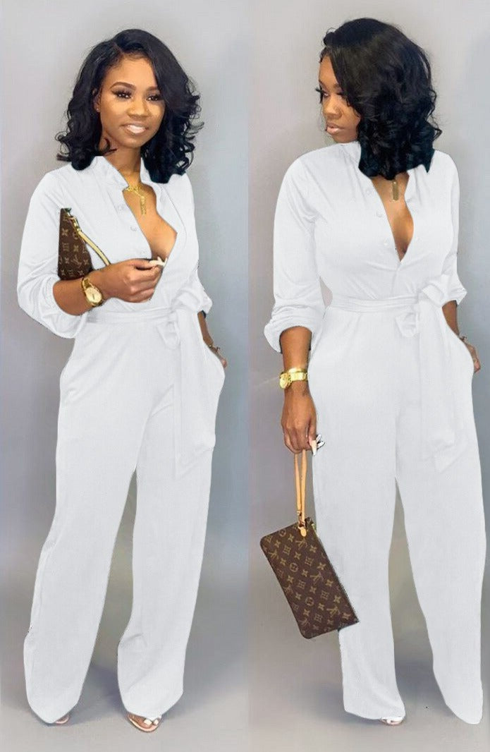 Eva - Jumpsuit mit Gürtel