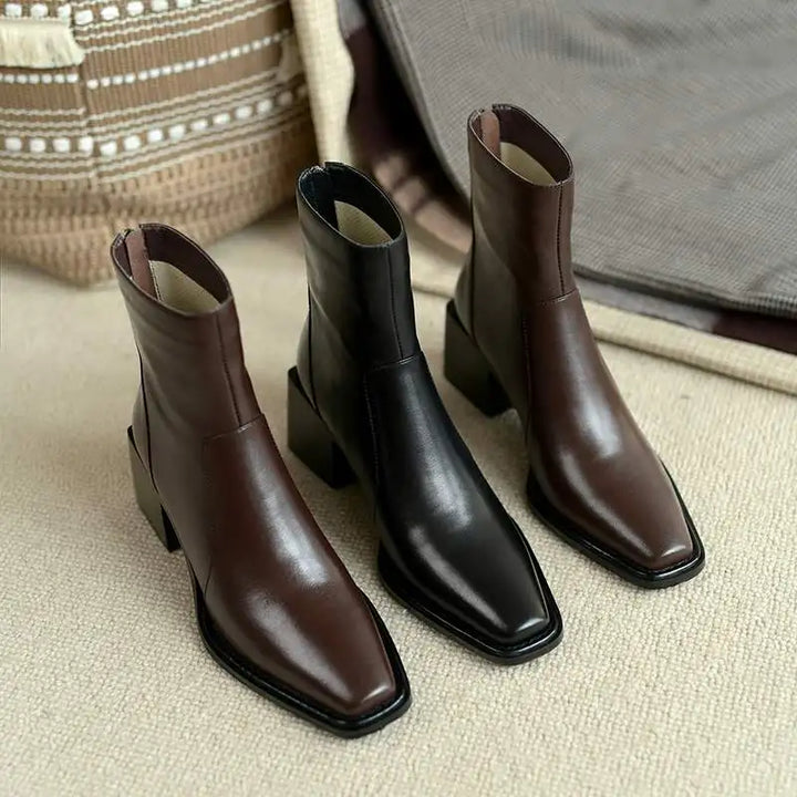 Nora - Lederstiefeletten