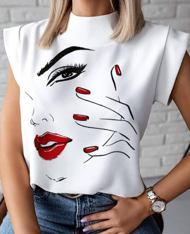 Hildegard - Print-Top