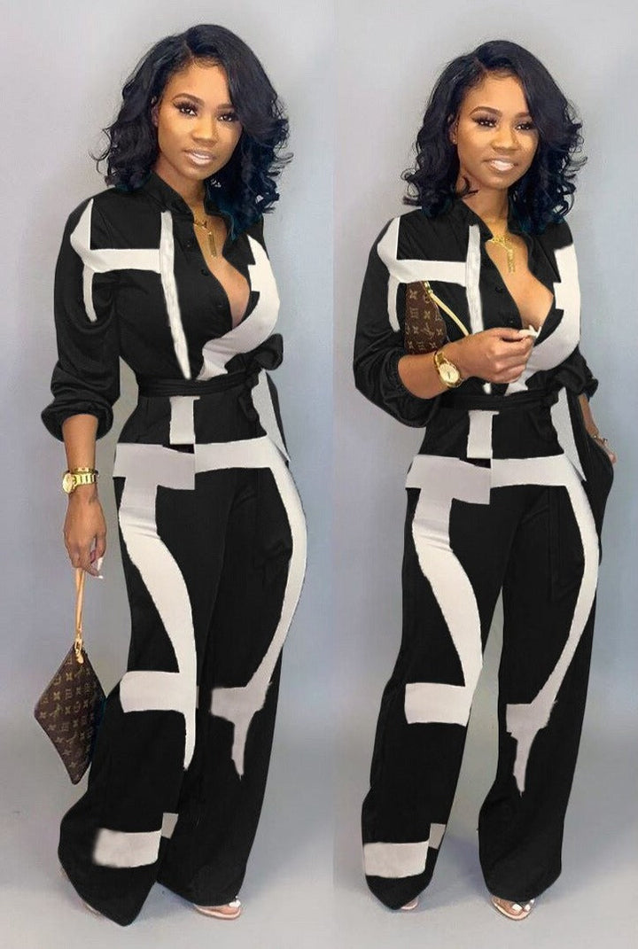 Eva - Jumpsuit mit Gürtel
