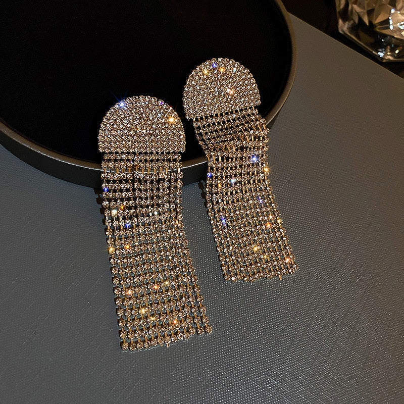 Ute - Strass-Ohrringe
