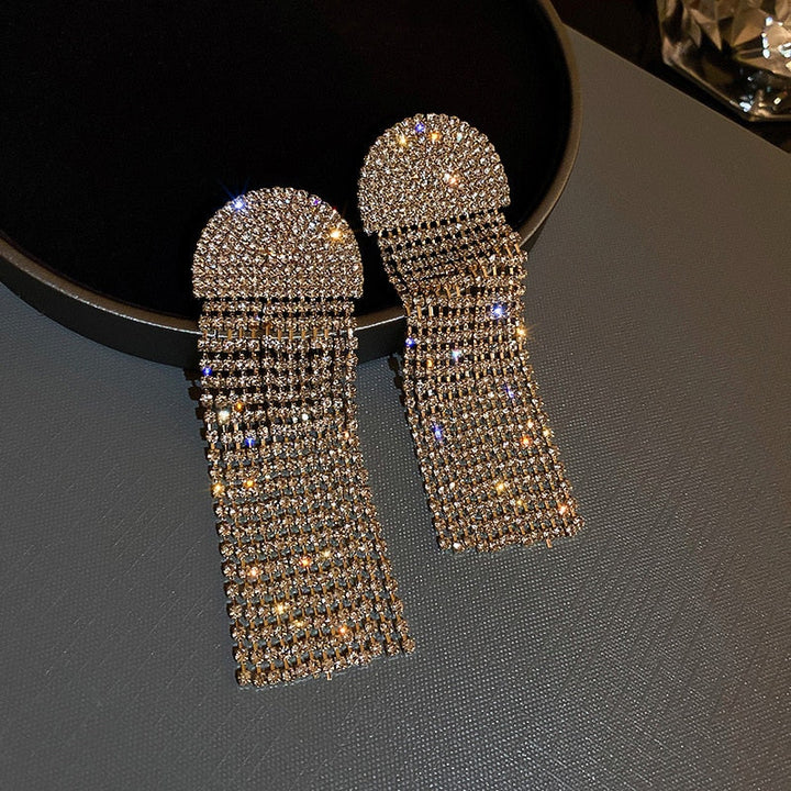 Ute - Strass-Ohrringe