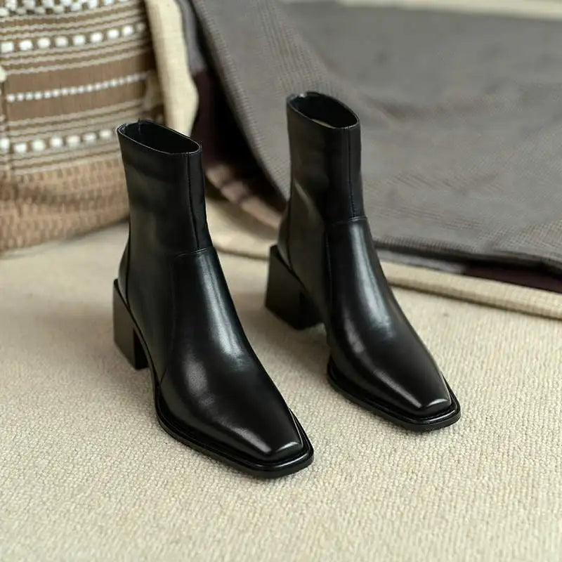 Nora - Lederstiefeletten