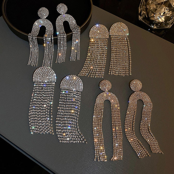 Ute - Strass-Ohrringe