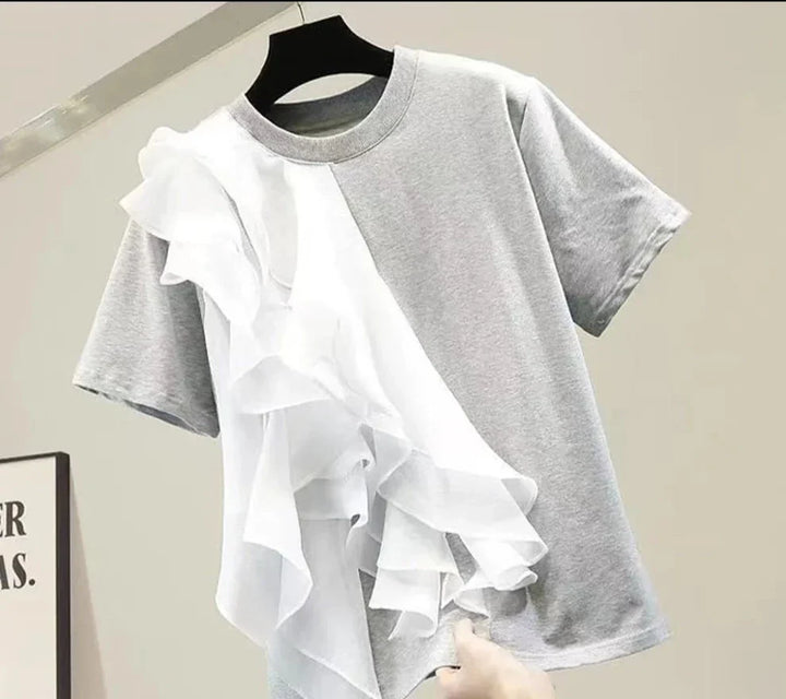 Annika - Rüschen-T-Shirt
