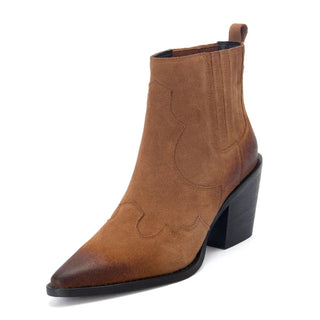 Gabriele - Velours-Stiefeletten