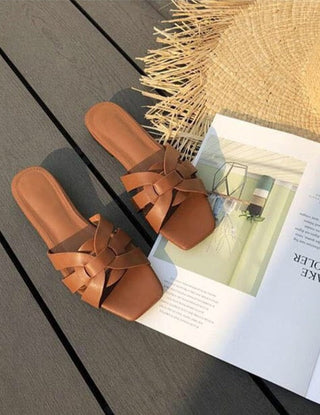 Irene - Sandalen in Lederoptik