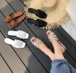 Irene - Sandalen in Lederoptik