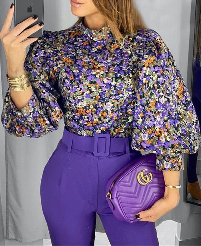 Martina - Blumenbluse