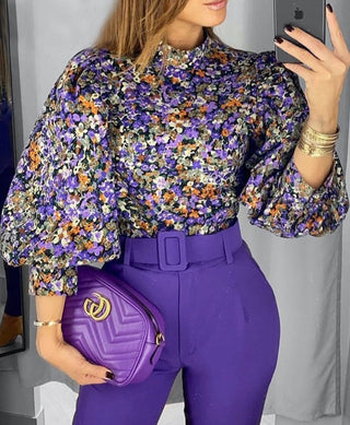 Martina - Blumenbluse