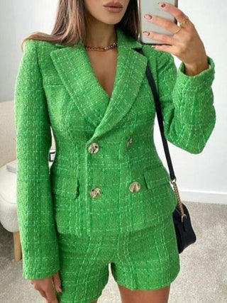Sandy - Tweed-Blazer mit Shorts