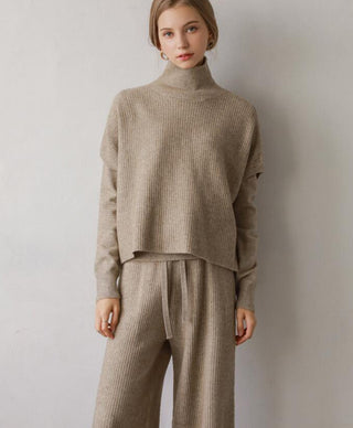 Jacqueline - Strickset mit weiter Hose