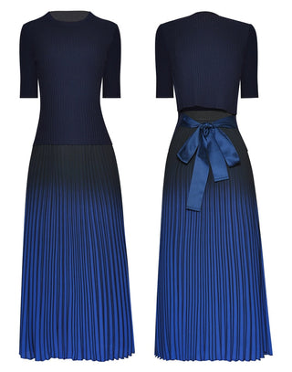 Svea - Strick-Top mit Faltenrock