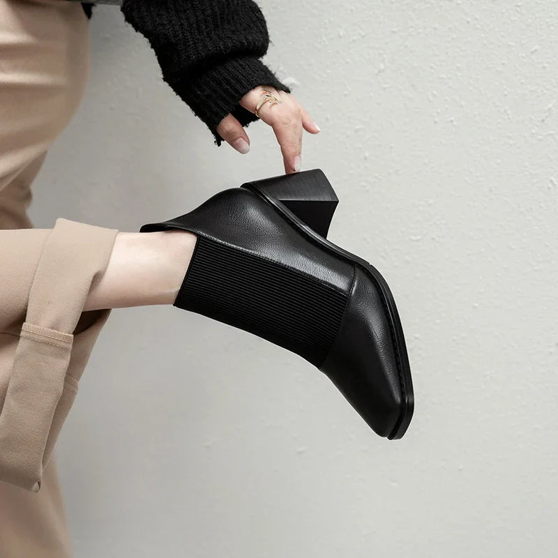 Steffi - Lederstiefel