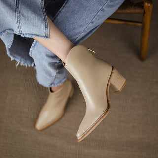 Dana - Spitze Lederstiefeletten