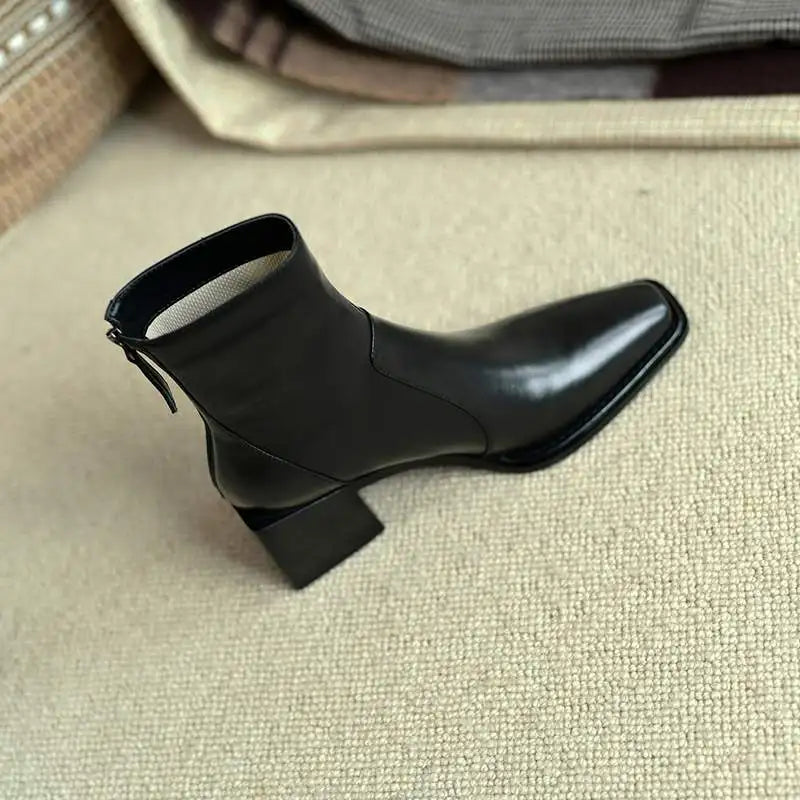 Nora - Lederstiefeletten