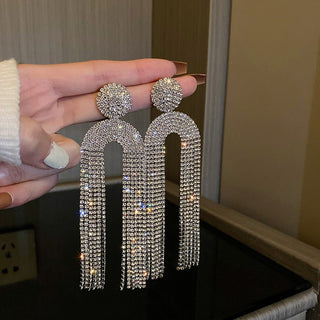 Ute - Strass-Ohrringe