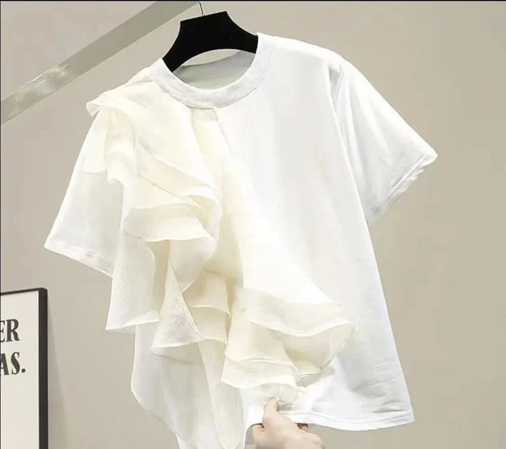 Annika - Rüschen-T-Shirt