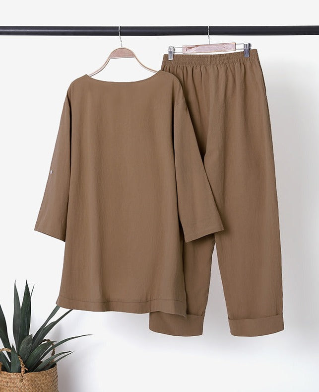 Diana - Baumwollset mit weiter Hose
