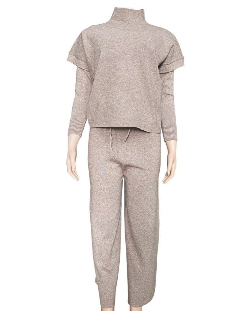 Jacqueline - Strickset mit weiter Hose