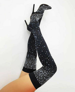 Lieselotte - Pumps mit Kristallen