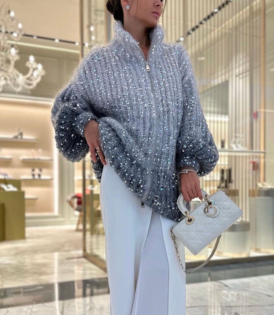 Ulrike - Paillettenpullover
