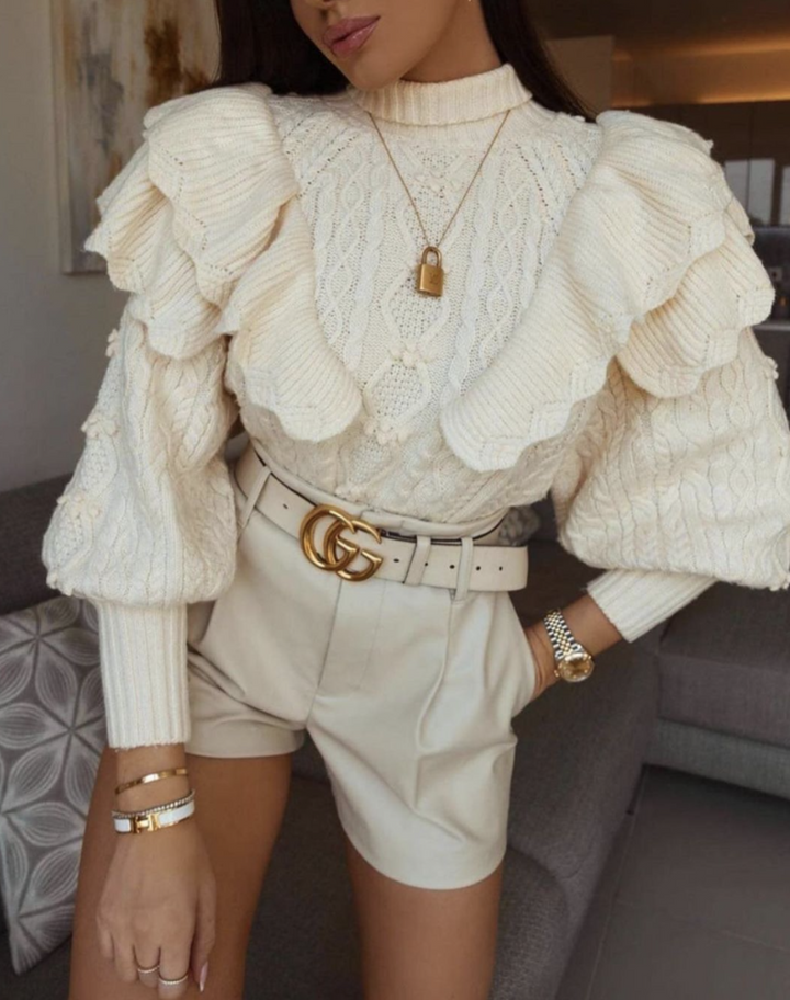 Emely - Blumen-Pullover