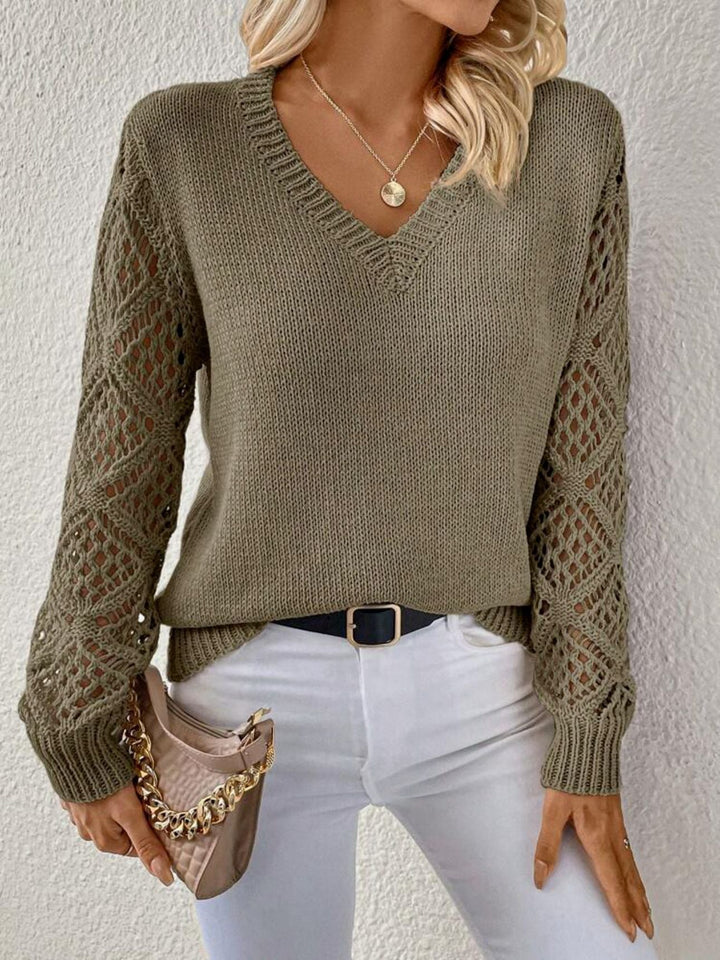 Maren - Pullover mit V-Ausschnitt