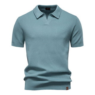 Hauke - Strukturiertes Poloshirt
