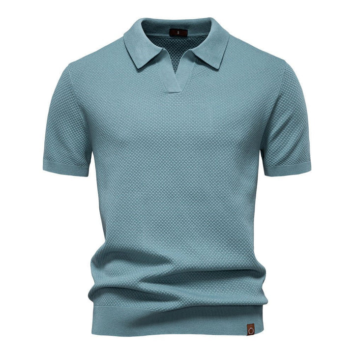 Hauke - Strukturiertes Poloshirt
