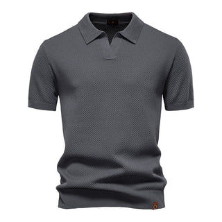 Hauke - Strukturiertes Poloshirt