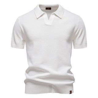 Hauke - Strukturiertes Poloshirt