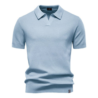 Hauke - Strukturiertes Poloshirt