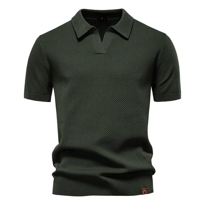 Hauke - Strukturiertes Poloshirt