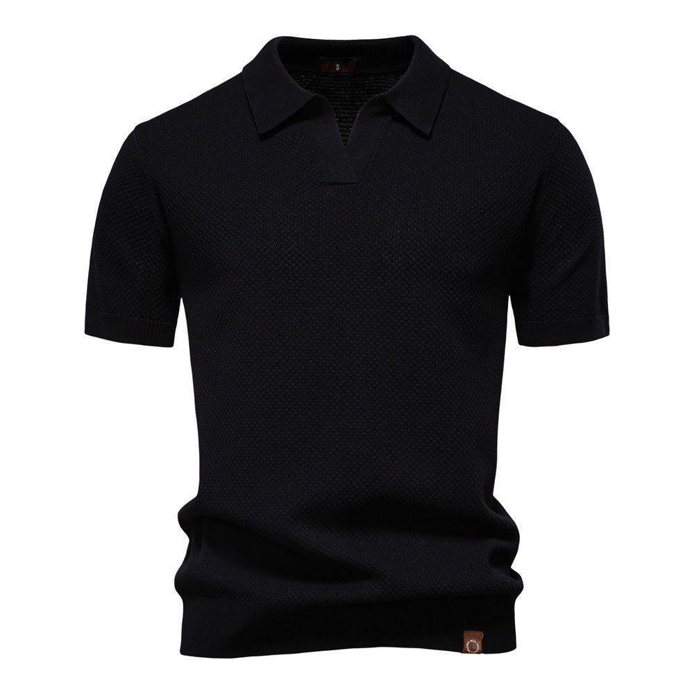 Hauke - Strukturiertes Poloshirt