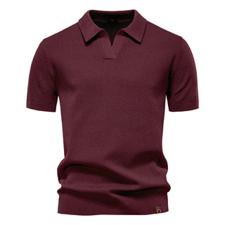 Hauke - Strukturiertes Poloshirt