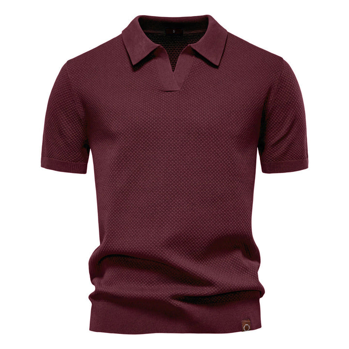 Till - Strukturiertes Poloshirt
